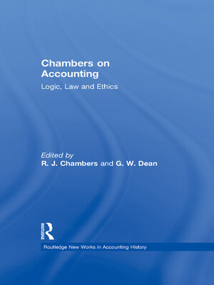 cover image of Chambers on Accounting